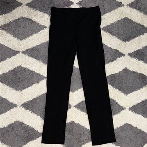Catherine Maladrino black pintucked pull on pants size xs